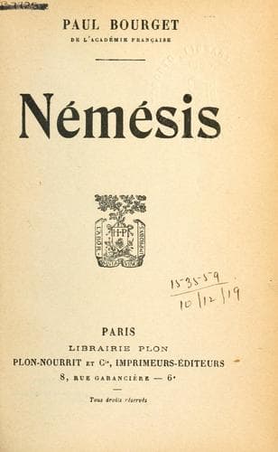Tapa de Némésis.