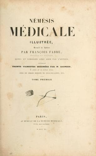 Tapa de Némésis médicale illustrée