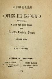 Tapa de Noites de insomnia