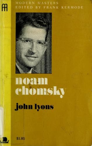 Tapa de Noam Chomsky