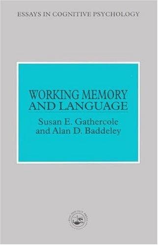 Tapa de Working Memory And Language
