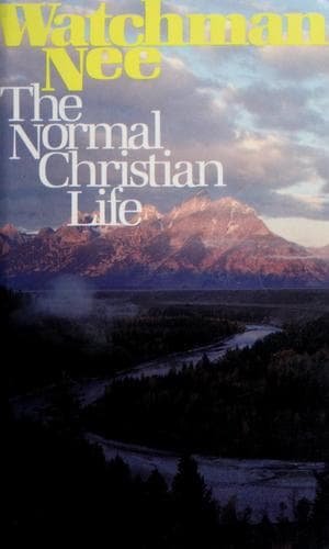 Tapa de The normal Christian life