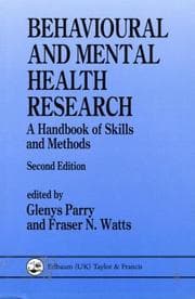 Tapa de Behavioural And Mental Health Research