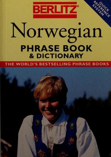 Tapa de Norwegian phrase book & dictionary