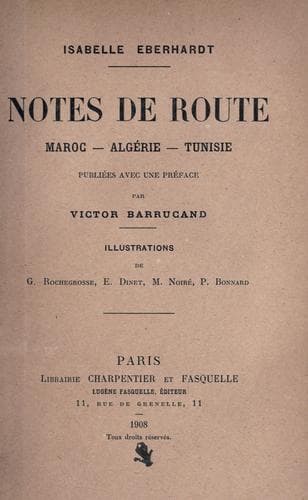 Tapa de Notes de route