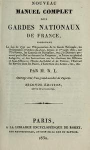 Tapa de Nouveau manuel complet des gardes nationaux de France