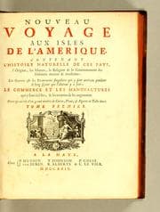 Tapa de Nouveau voyage aux isles de l'Amerique