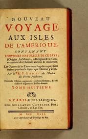 Tapa de Nouveau voyage aux isles de l'Amerique