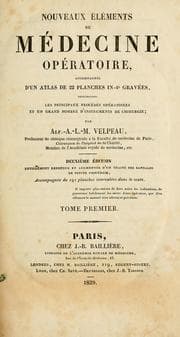 Tapa de Nouveaux éléments de médecine opératoire