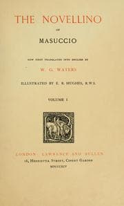 Tapa de The Novellinoof Masuccio