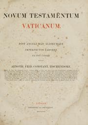 Tapa de Novum Testamentum Vaticanum