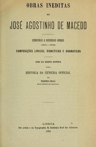 Tapa de Obras inéditas