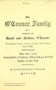 Tapa de The O'Connor family