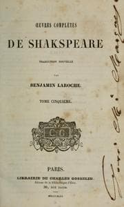 Tapa de Plays (Comedy of Errors / Cymbeline / Love's Labour's Lost / Merchant of Venice / Much Ado About Nothing)