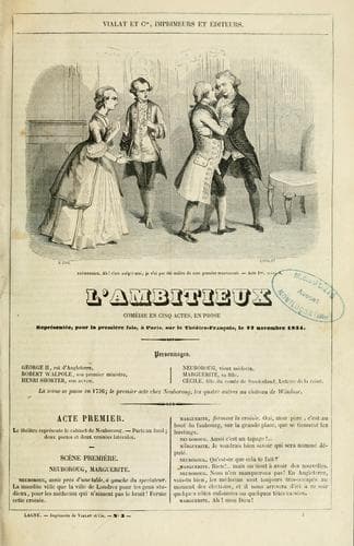 Tapa de Oeuvres complètes de E. Scribe