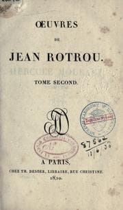 Tapa de Oeuvres de Jean Rotrou