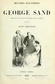 Tapa de uvres illustrées de George Sand