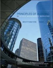 Tapa de Principles of auditing and other assurance services