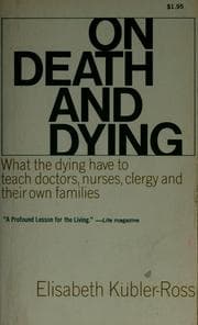 Tapa de On death and dying