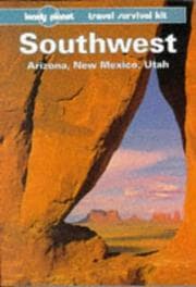 Tapa de Lonely Planet the Southwest, Arizona, New Mexico, Utah (1995 ed.)