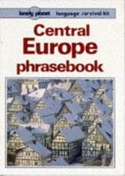 Tapa de Central Europe phrasebook