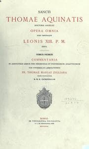 Tapa de Opera omnia, iussu impensaque Leonis XIII. P.M. edita