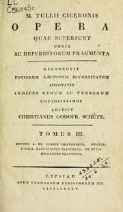 Tapa de Opera quae supersunt omnia ac deperditorum fragmenta