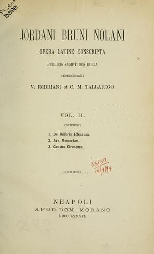 Tapa de Opera Latine conscripta