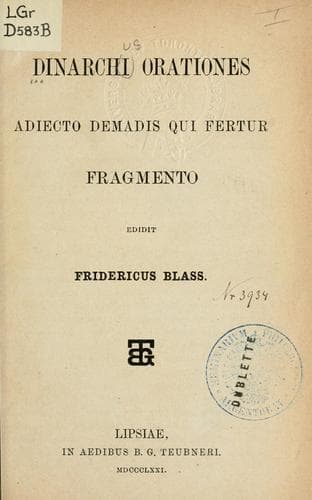 Tapa de Orationes