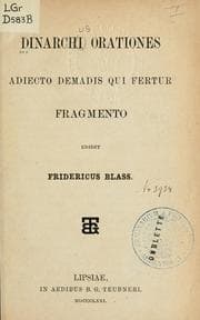 Tapa de Orationes