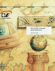 Tapa de ORACLE7 server SQL language quick reference.