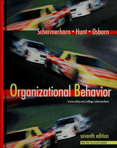 Tapa de Organizational behavior
