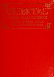 Tapa de Oriental cooking class cookbook.