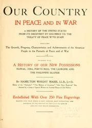 Tapa de Our country in peace and in war