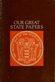 Tapa de Our great state papers