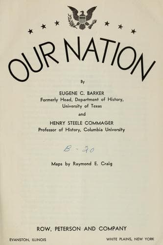 Tapa de Our nation