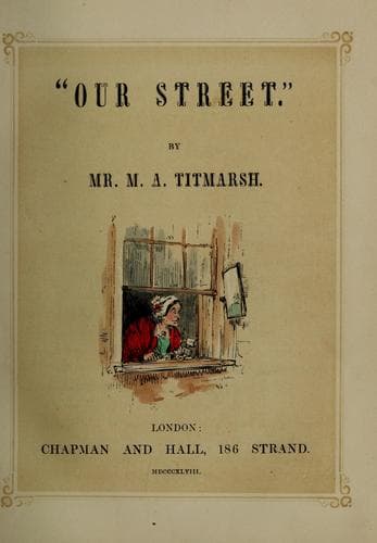Tapa de "Our street."