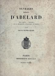 Tapa de Ouvrages inédits d'Abelard