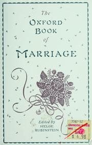 Tapa de The Oxford book of marriage