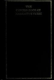 Tapa de The Oxford book of narrative verse
