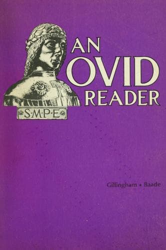 Tapa de An Ovid reader
