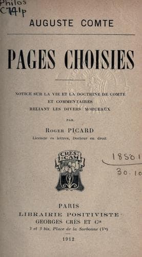 Tapa de Pages choisies