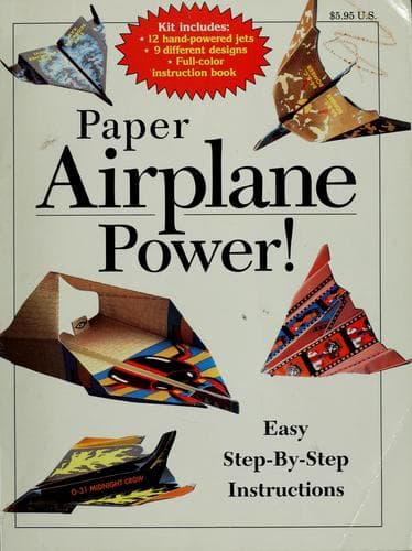 Tapa de Paper airplane power.