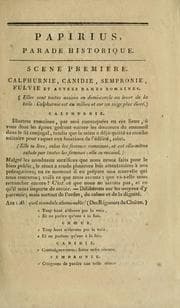 Tapa de Papirius, ou, Les femmes comme elles étaient