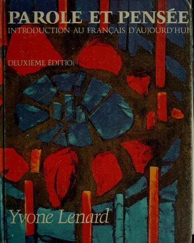 Tapa de Parole et pensée