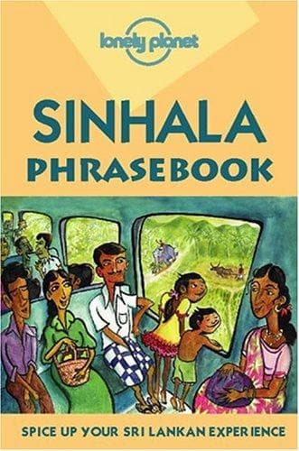 Tapa de Lonely Planet Sinhala Phrasebook