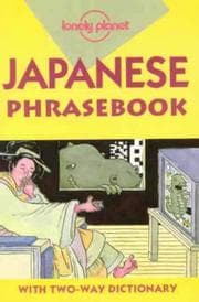 Tapa de Lonely Planet Japanese Phrasebook