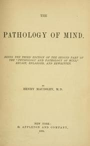Tapa de The pathology of mind