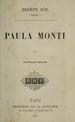 Tapa de Paula Monti.