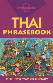 Tapa de Lonely Planet Thai Phrasebook